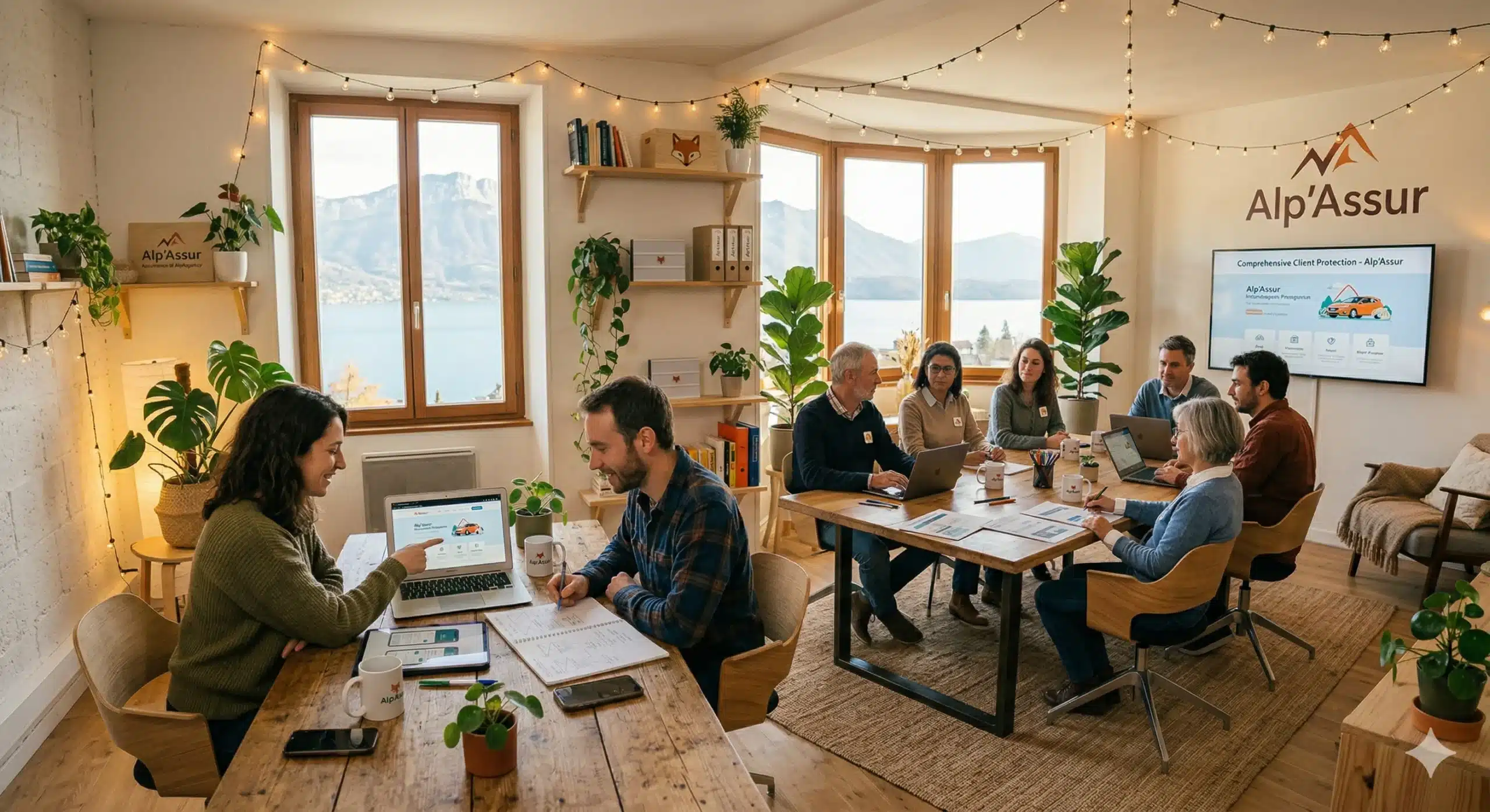 Espace de travail assurance pour réussir la présentation des produits dans un site web assurance