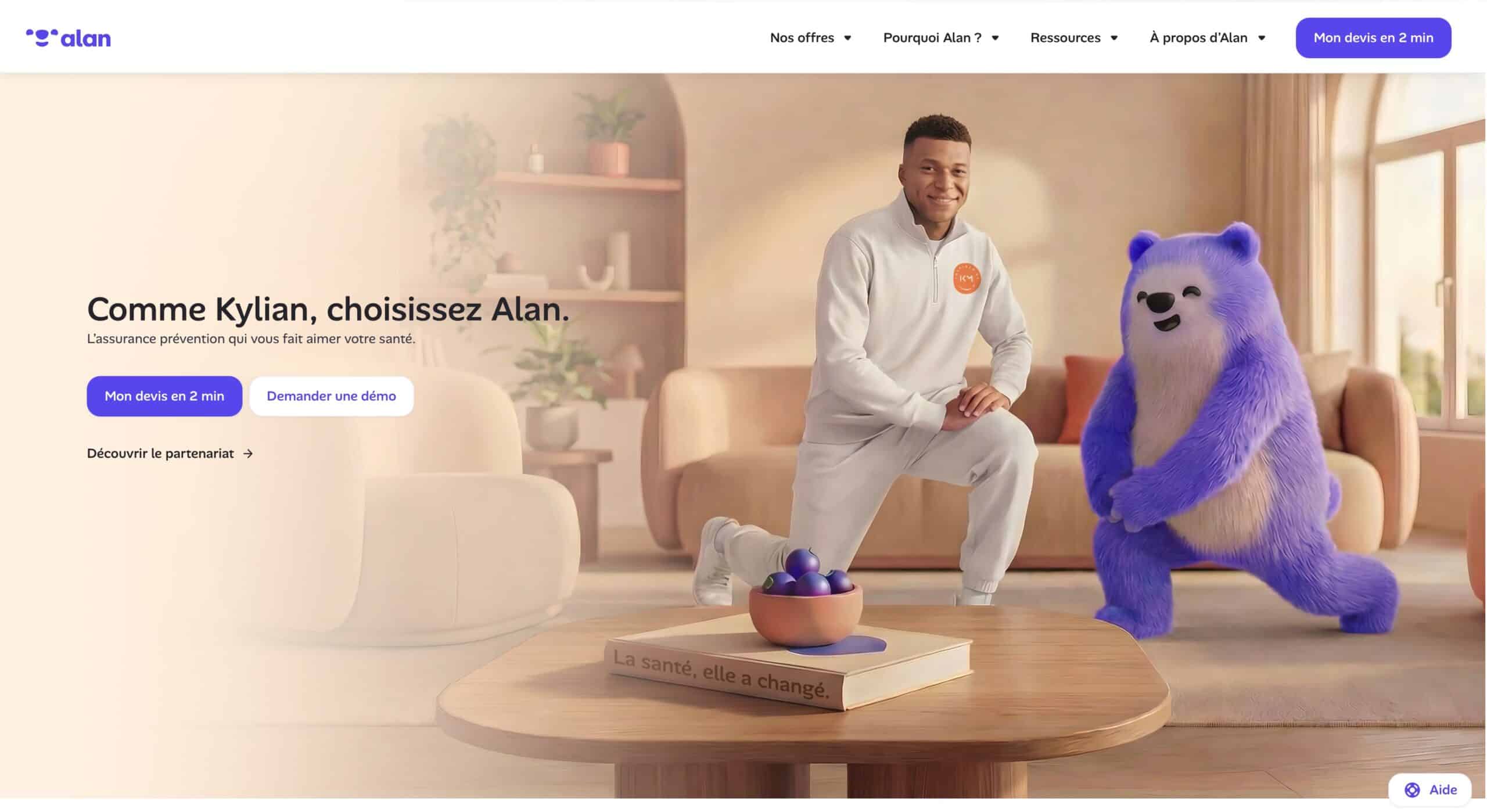 Identité visuelle Alan mutuelle santé