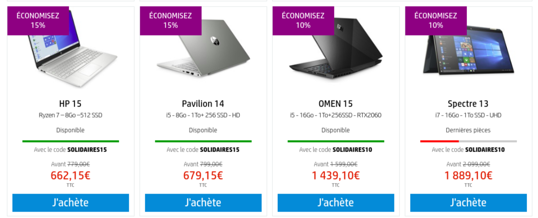 exempl UX writing hp