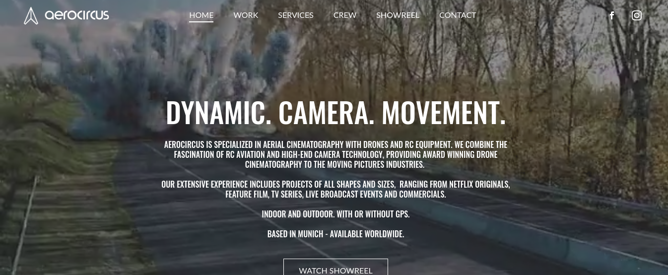 exemple header aero circus