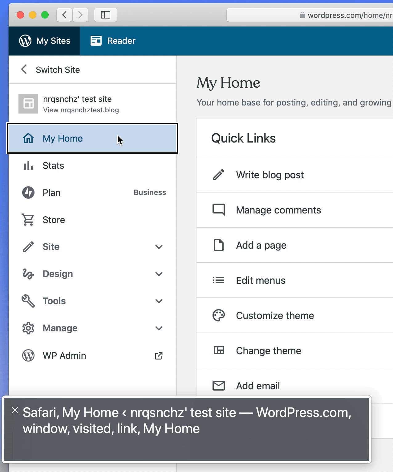 sidebar vertical menu