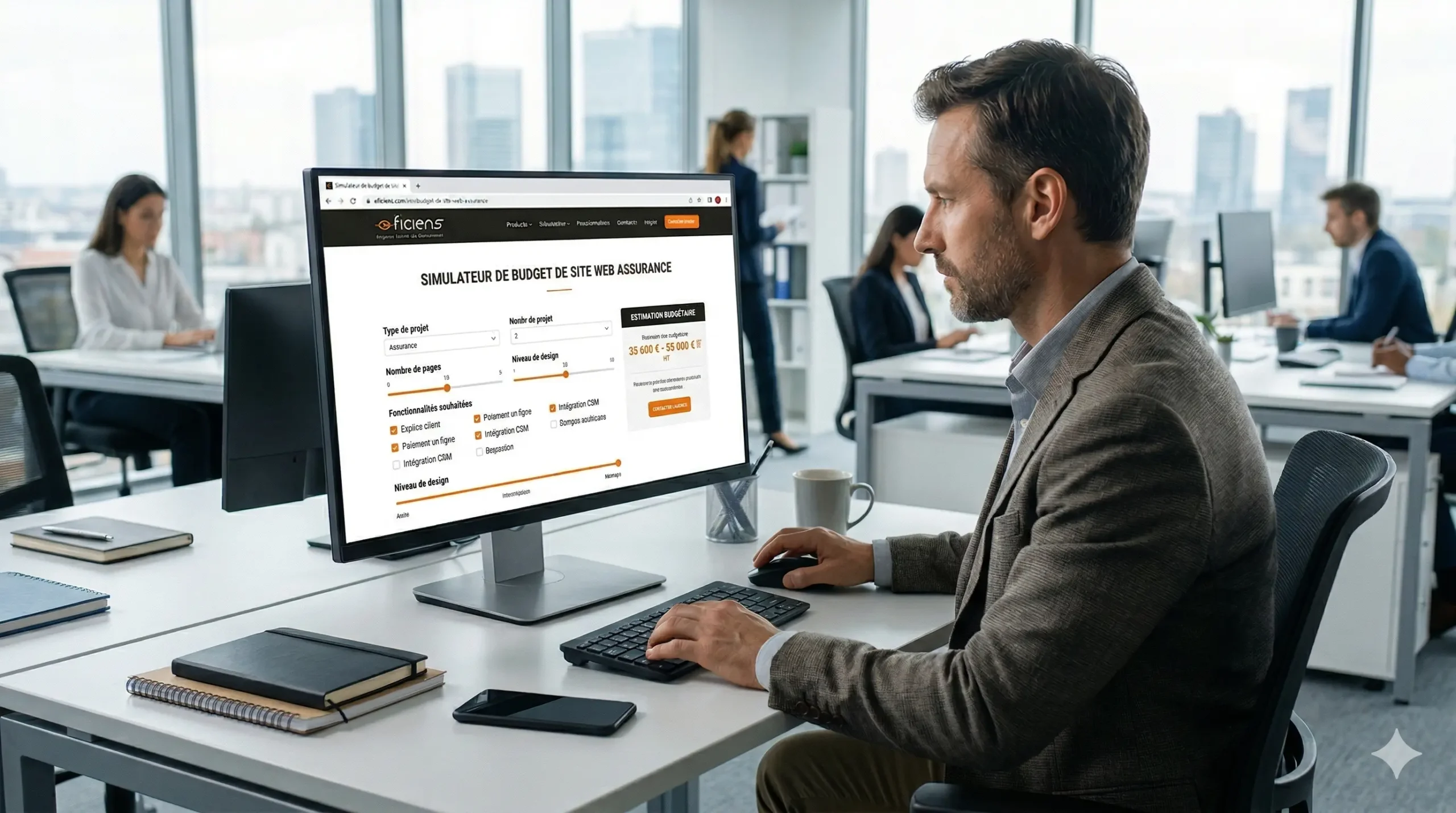 Outil Eficiens - Simulateur de budget