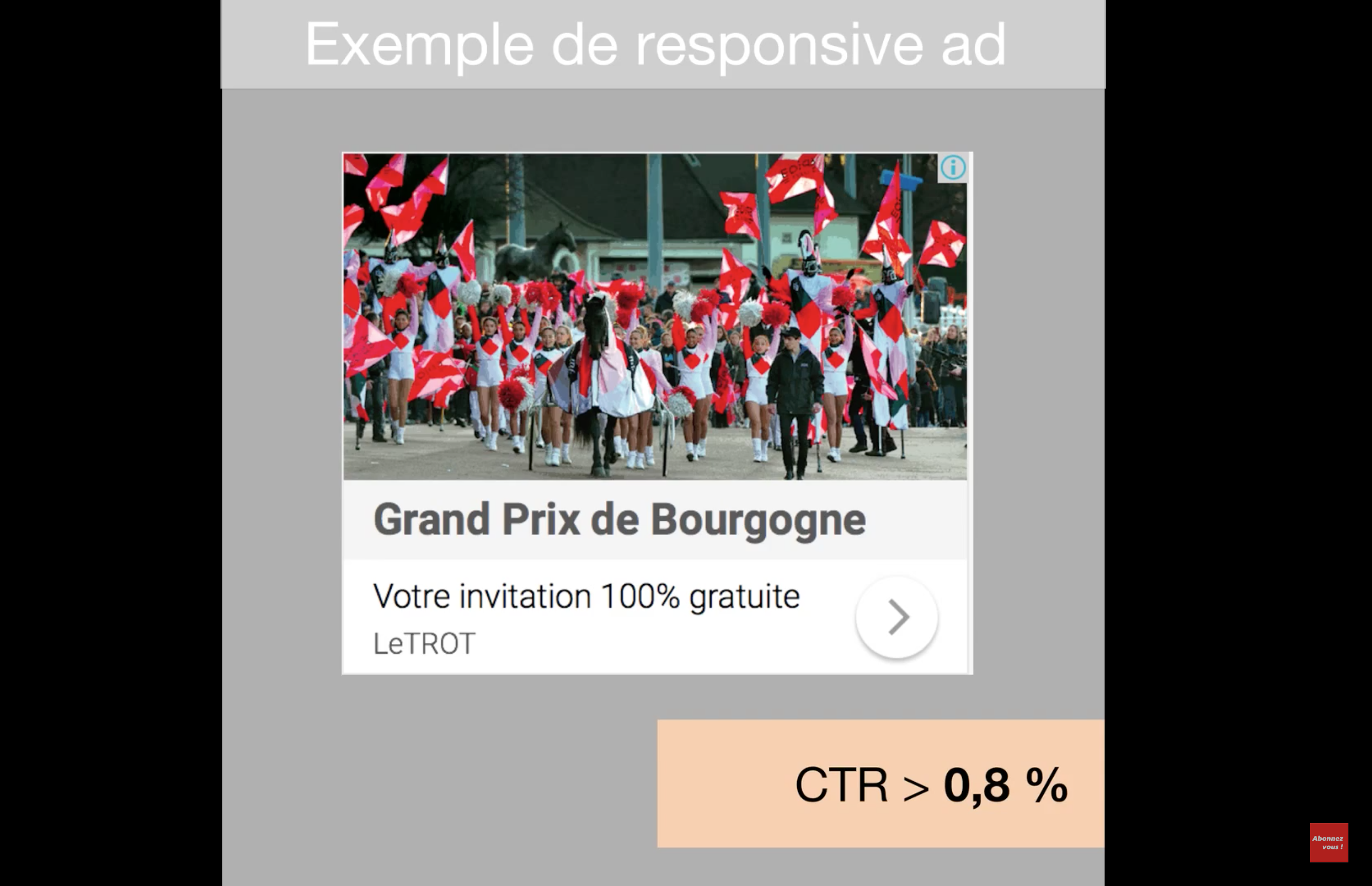 Visuel responsive ads