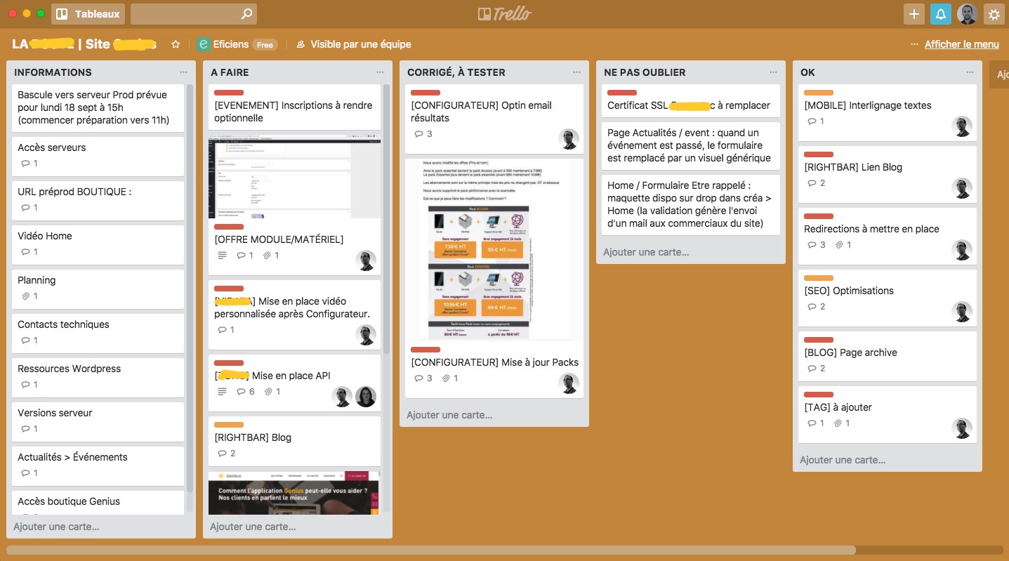 Trello avis vue interne