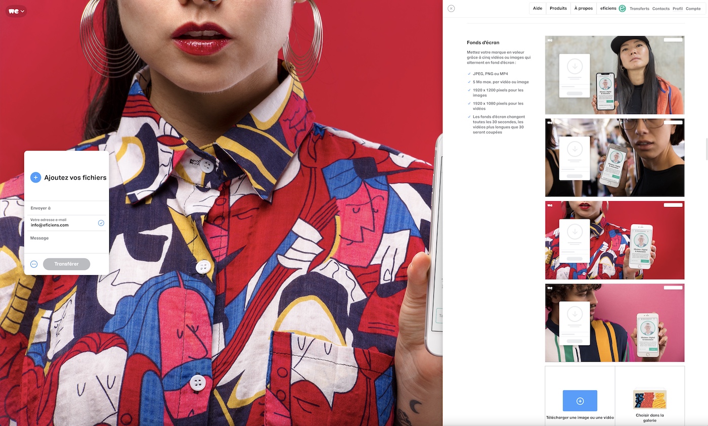 Wetransfer wallpaper