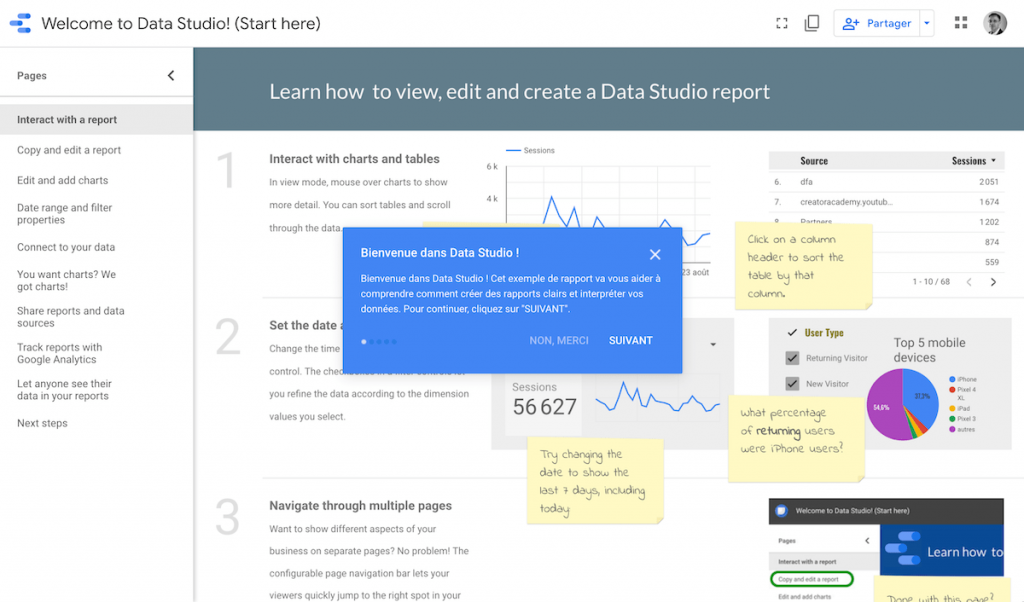 Google Data Studio tutoriel