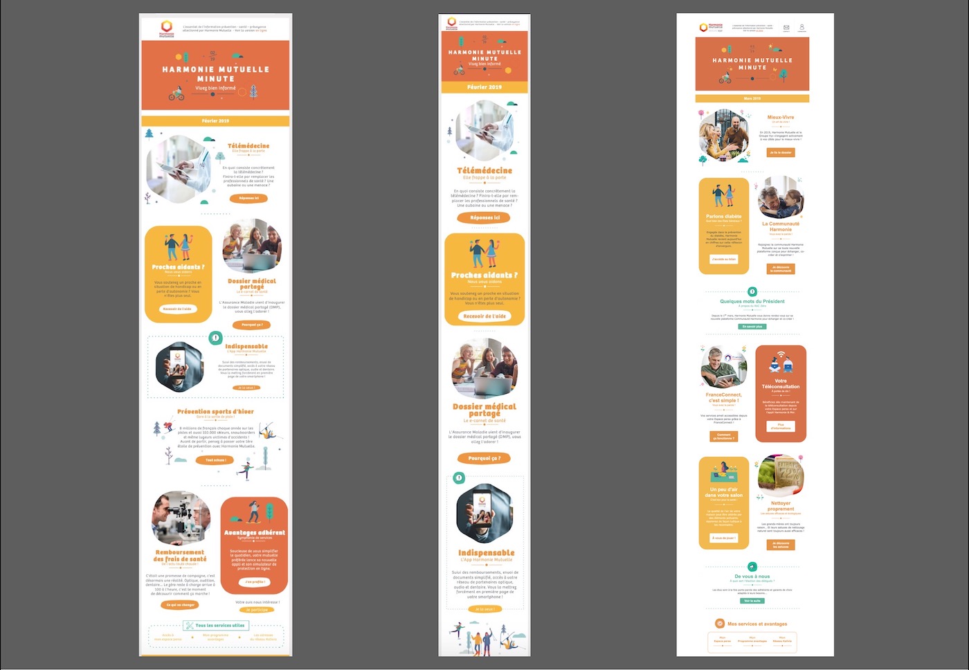 Refonte Newsletter Harmonie Mutuelle Un Service Signe Eficiens
