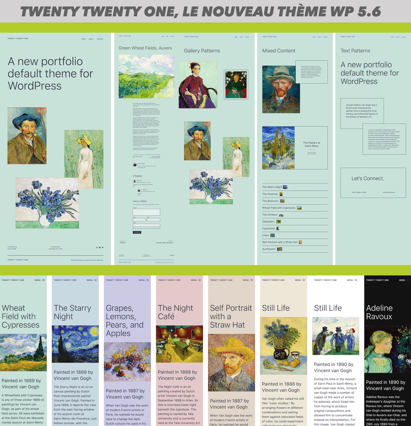 nouveau theme par defaut wordpress 5 6 twenty twenty one