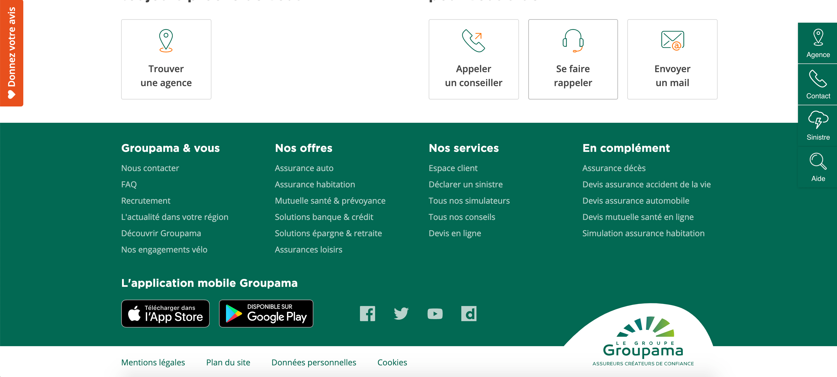 footer d'un site - le footer