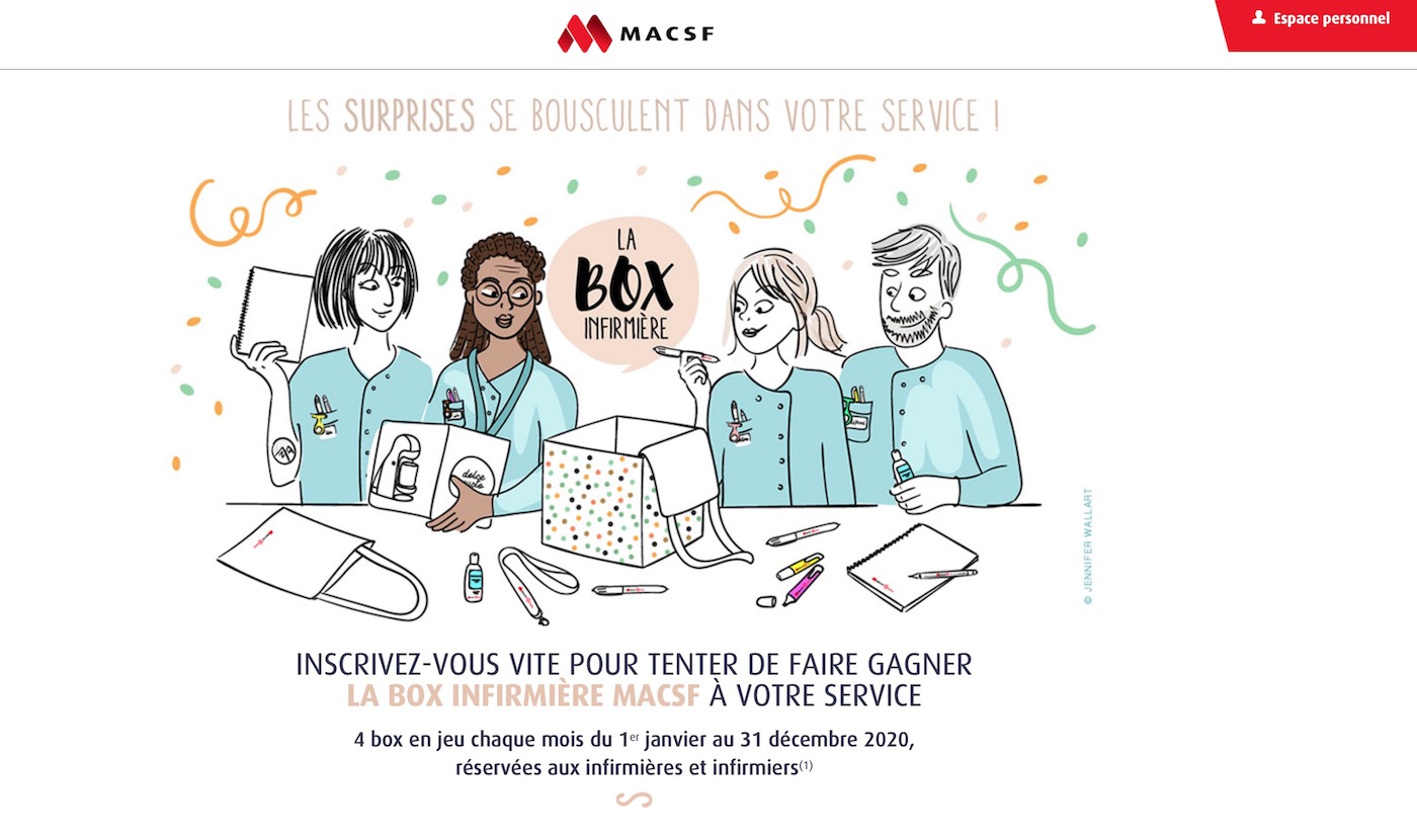 macsf landing page infirmiere 2020