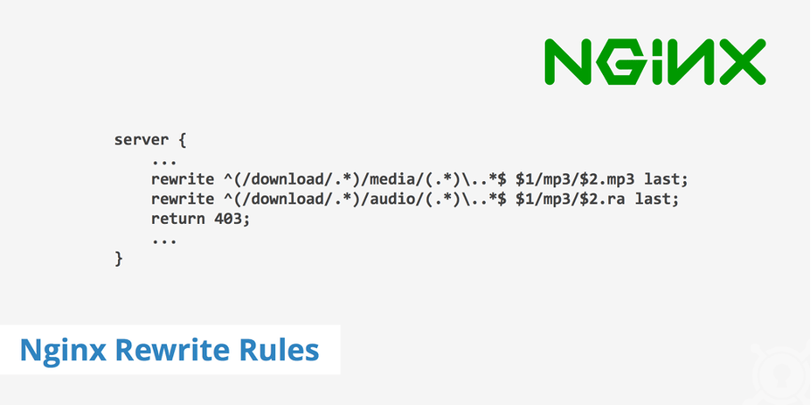 Règle de réécriture d’URL sous le serveur web et proxy open source NGINX