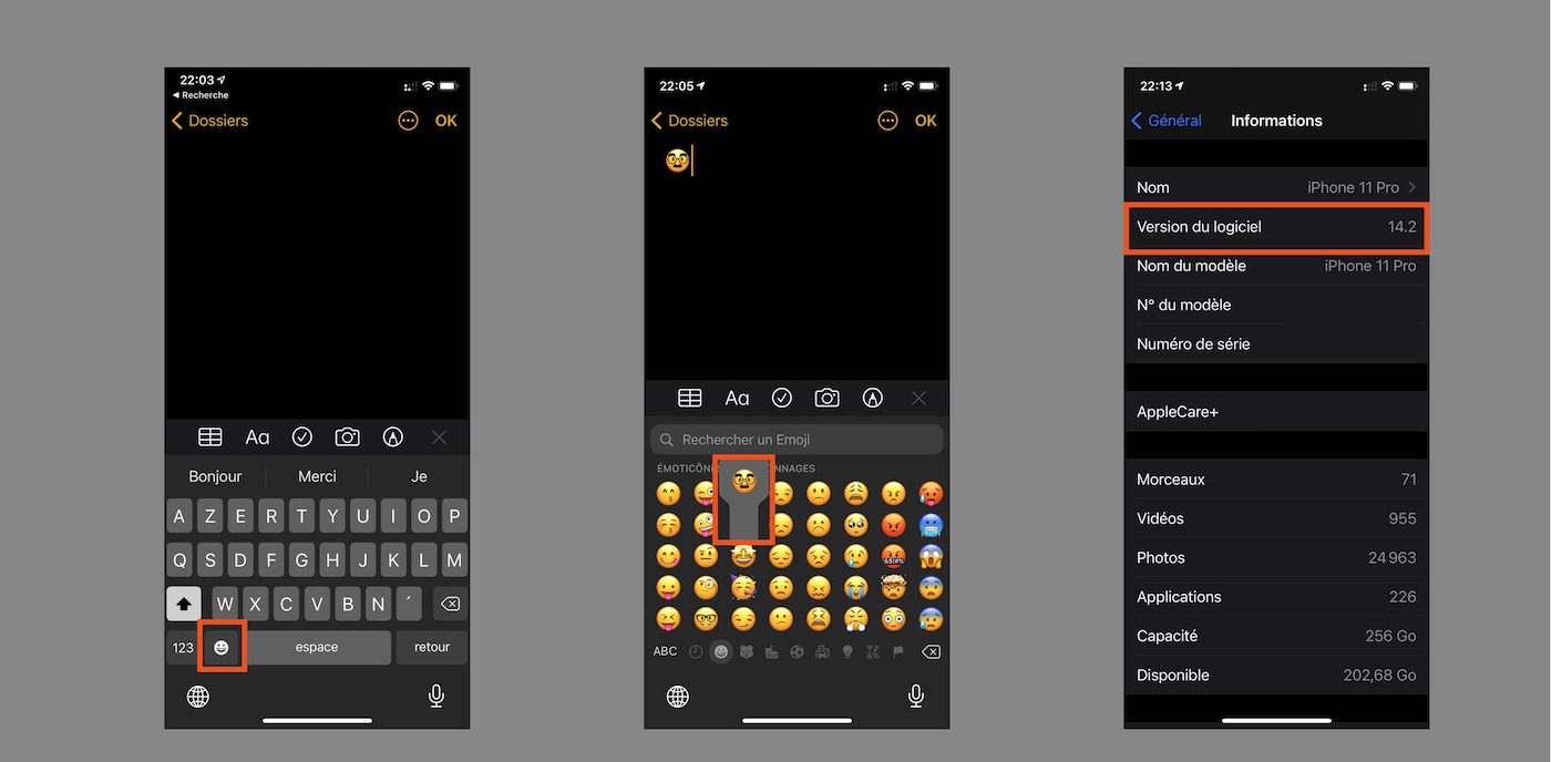 comment avoir les nouveaux emojis sur iphone