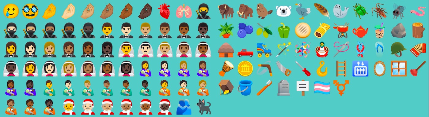 nouveaux emoji android 11