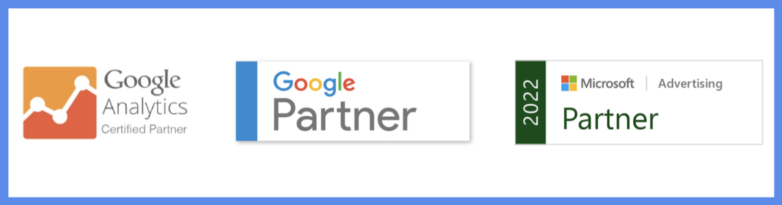 badge partenaire google ads Facebook Bing