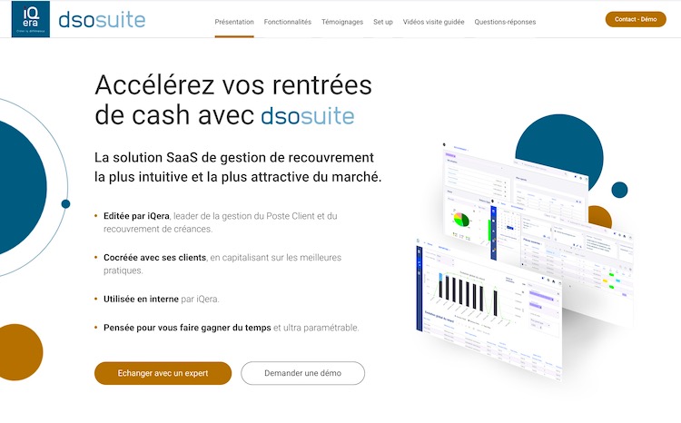 Site | Pour IQERA, une création de site vitrine pour présenter dsosuite