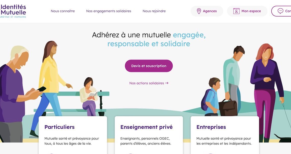 Site | Pour Identités Mutuelle, une refonte totale du site et du parcours adhésion