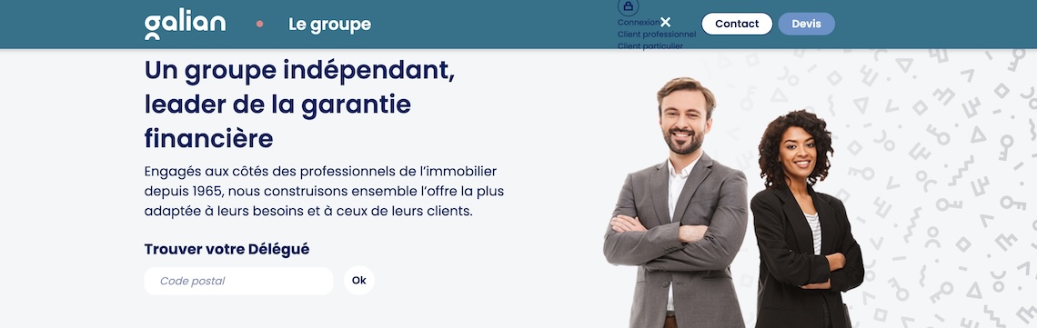 Site | Un nouveau site pour Galian, l'assureur référent de l'immobilier