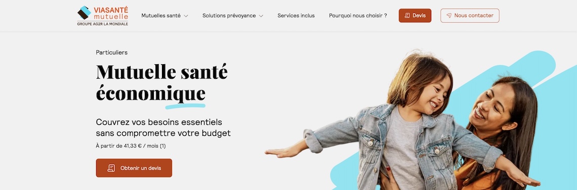 Site de marque | la refonte intégrale du site web de VIASANTÉ mutuelle