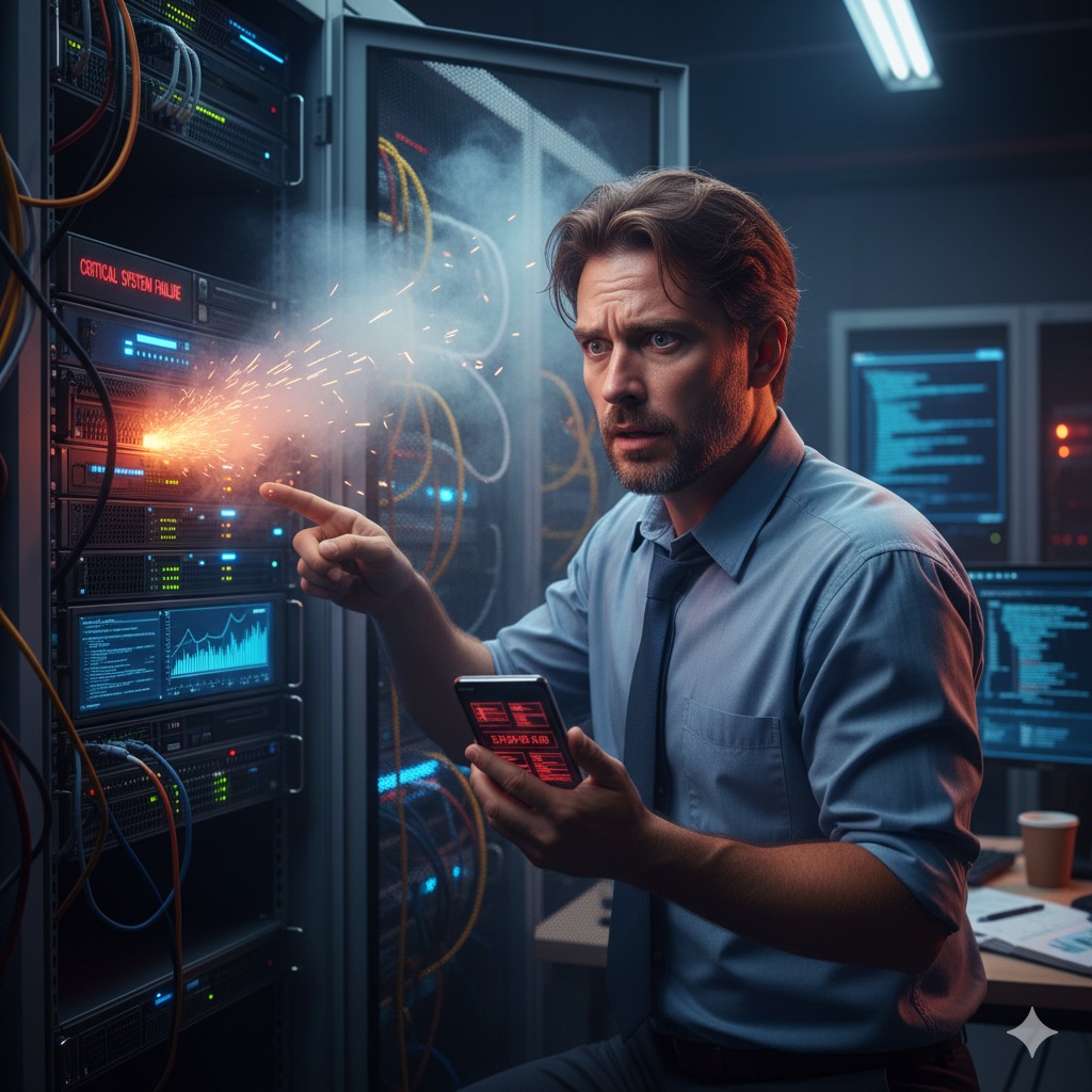 serveur crash datacenter